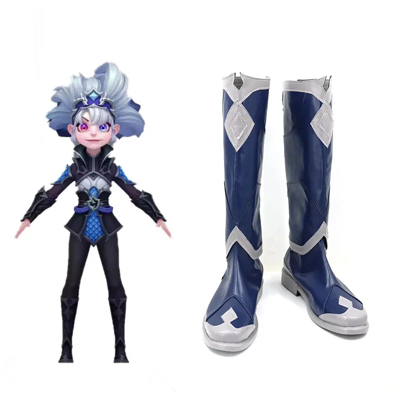 

Game LOL EDG Zoe Boots Cosplay Shoes Props Halloween Party Role Play Custom Made