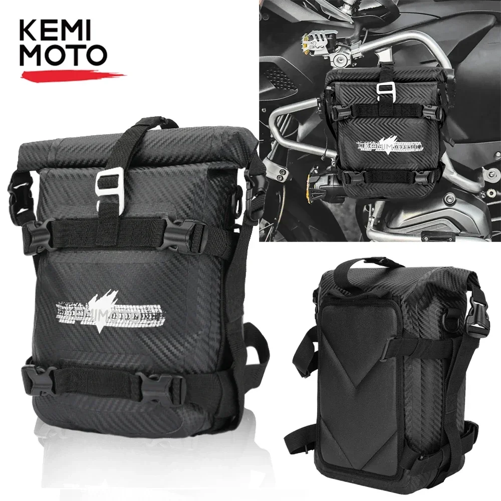 Bolsa de herramientas Universal para marco de motocicleta, barras de choque, bolsas impermeables para BMW R1200GS R1250GS F850GS R 1200GS LC ADV Adventure 2023