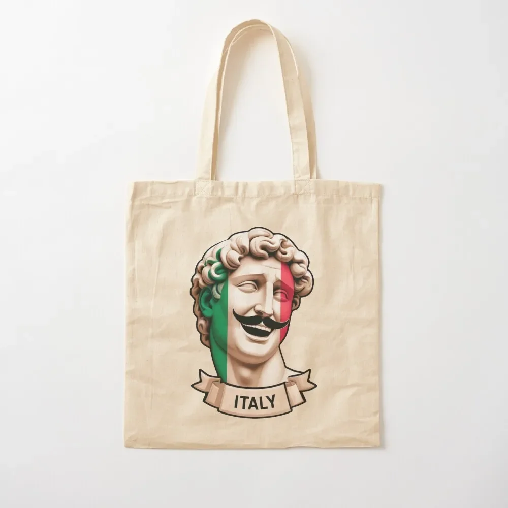 

Aesthetic Italy Statue Tote Bag foldable reusable bag woman shopping bag Women's shopping tote men's