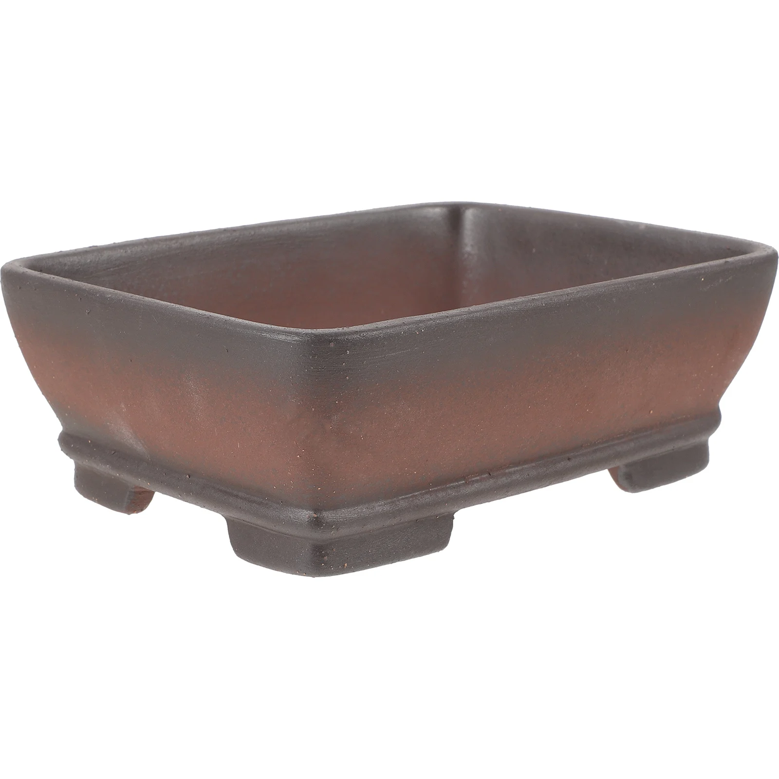 

Large Rectangular Flowerpot Bonsai Pots Drainage Terracotta Planter Vintage Style Desktop Garden Decor ZSZ05