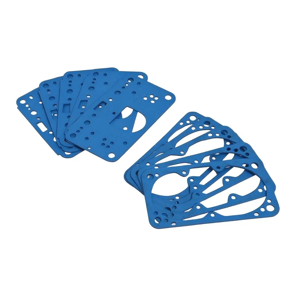 10PCS Fuel Bowl Metering Block Gaskets for Holley QFT 8-2003, High-Grade Seal, Precision Fit, Easy Install Repair Parts