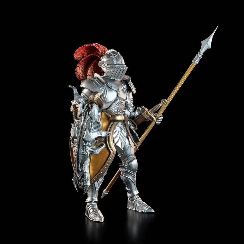 متوفر في المخزون أربعة فرسان 1/12 مقياس جحافل أسطورية الذكرى السنوية العاشرة الفضة فارس نوع Ii مجموعات شخصيات الحركة المفصلية #5