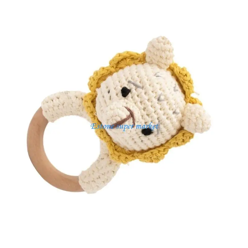 090B Handbell Rattle That Thlever Rękawoven Anime Rattle Baby Do żucia niemowlęcia Ząbek