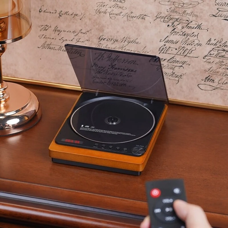 

Retro audiophile grade high sound quality cd player listen to album disc bluetooth player lossless sound gift
