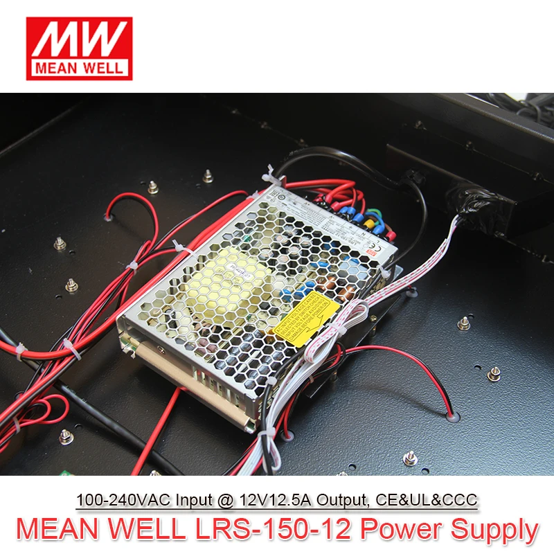 

Блок питания MEANWELL LRS-150F-12, 150 Вт, 12 В, для 7-сегментных цифровых модулей и светодиодных дисплеев