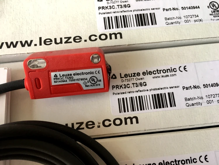 

New original Leuze mirror reflective photoelectric switch PRK3C.T3/6G