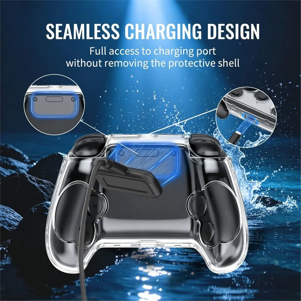newA10R For Steam Controller Clear PC Cover Ultra Slim Transparent Protector Case for Steam Controller Game Accessories