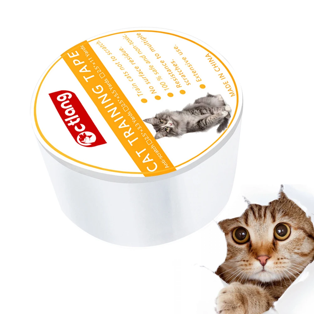 

Anti Scratch Tape Furniture Protector Double Sided Adhesive Cat Training Supplies Sofa Scratches Preventer Pet Sticky Sticker