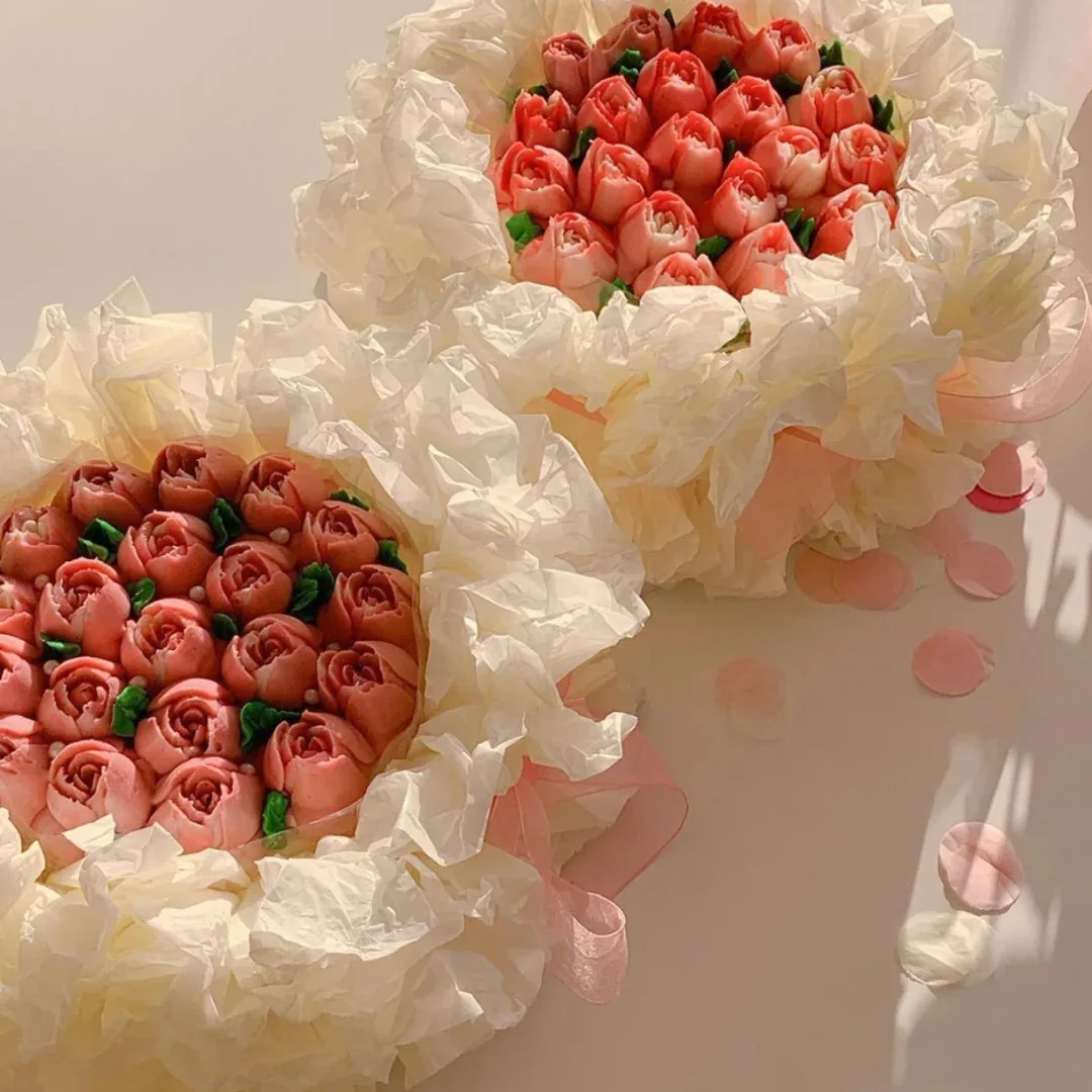 Tangde Pure Snow Pear Paper Flower Bouquet Cake Packaging Paper Semi-transparent  Flower Packaging 18g Half-transparent