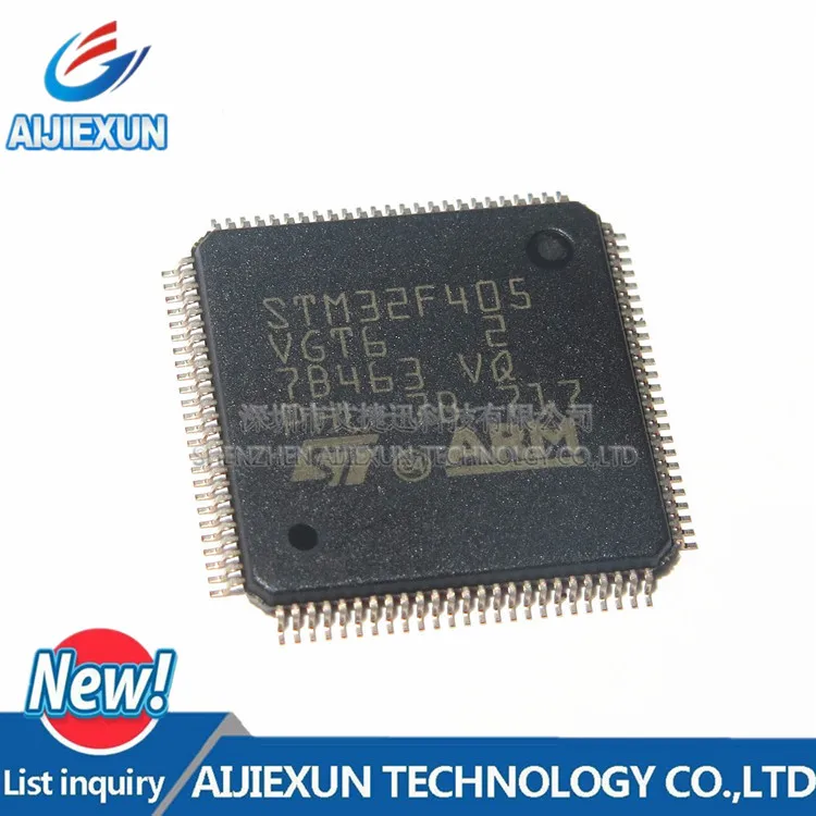 

STM32F405VGT6 LQFP100 IC MCU 32BIT 1MB FLASH 100LQFP Новый и оригинальный