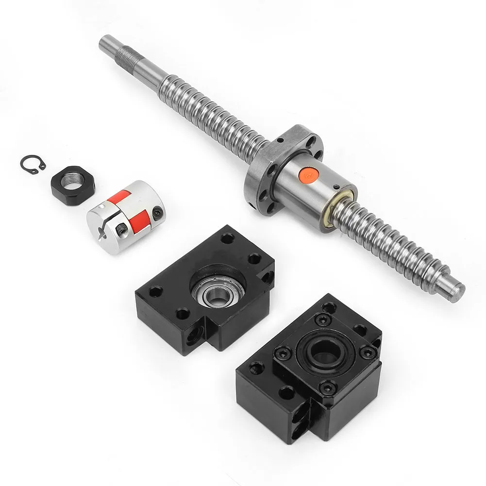 

SFU1605 Stainless Steel Ball Screw 250mm & Nut and BK/BF12 Support & 6.35x10mm Coupling