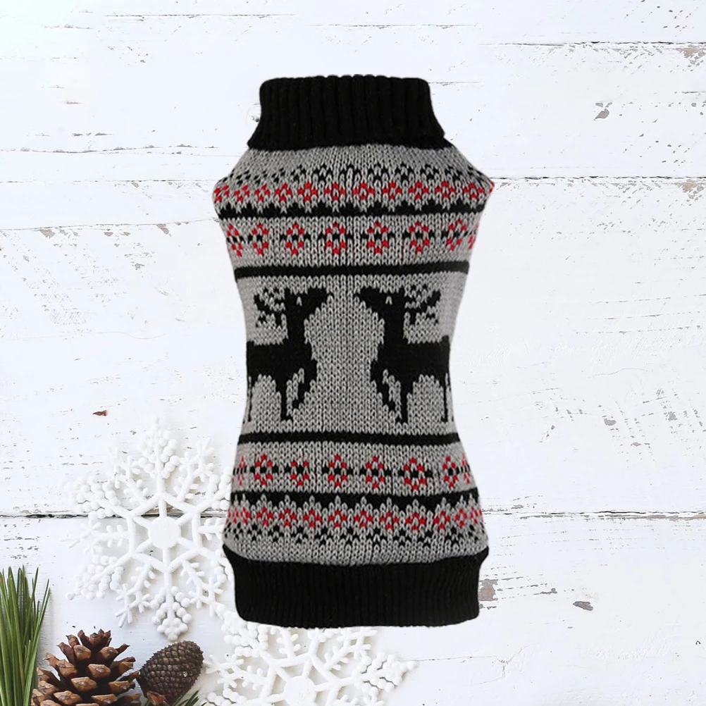 Pet Sweater Christmas Tree Clothes Dog Autumn and Winter Fashion Party Costume Deer
