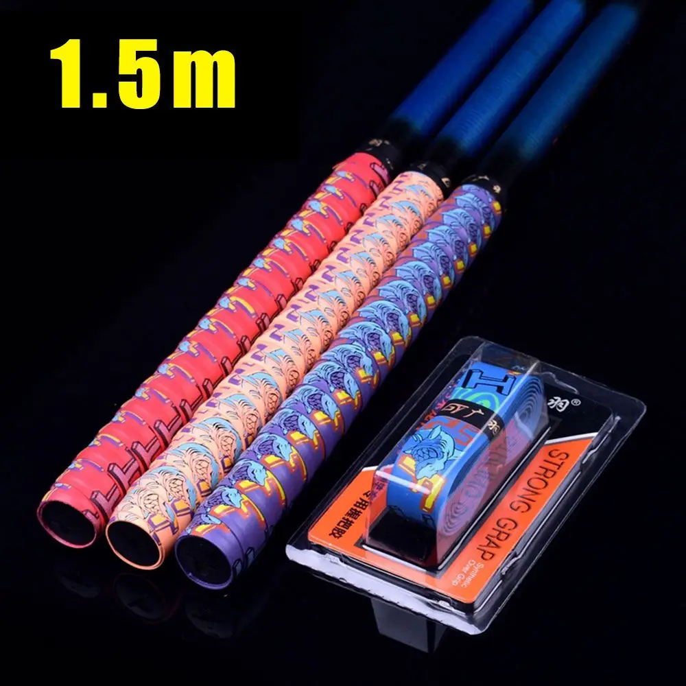 Fishing Rod Baseball Bats Keel Design Tennis Squash Racket Anti-slip Band Grip Tape Badminton Sweatband Sweat Absorbed