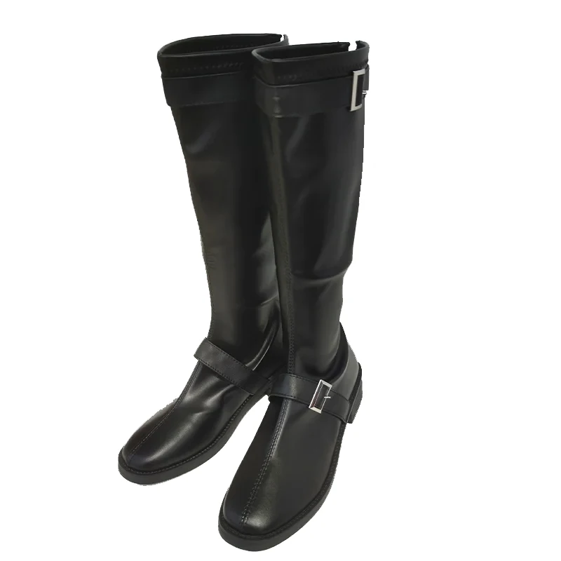 Zapatos Anime Soul Sakata Gintoki, botas negras para Cosplay, alta calidad, para hombres y mujeres, hechos a medida