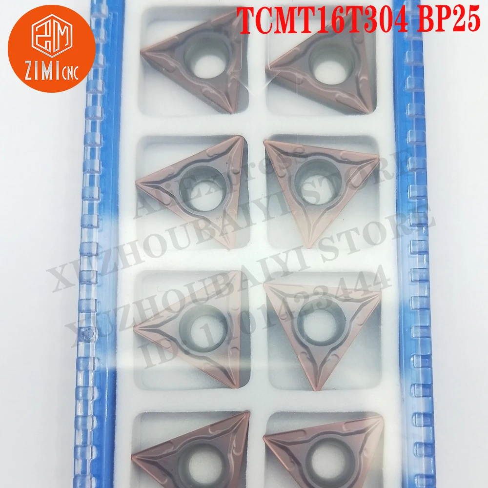TCMT16T304 BP25 TCMT Interno 16T304 Inserções de carboneto Ferramentas de Torneamento Cortador mecânico lâmina de metal de torno Ferramenta CNC Torneamento interno