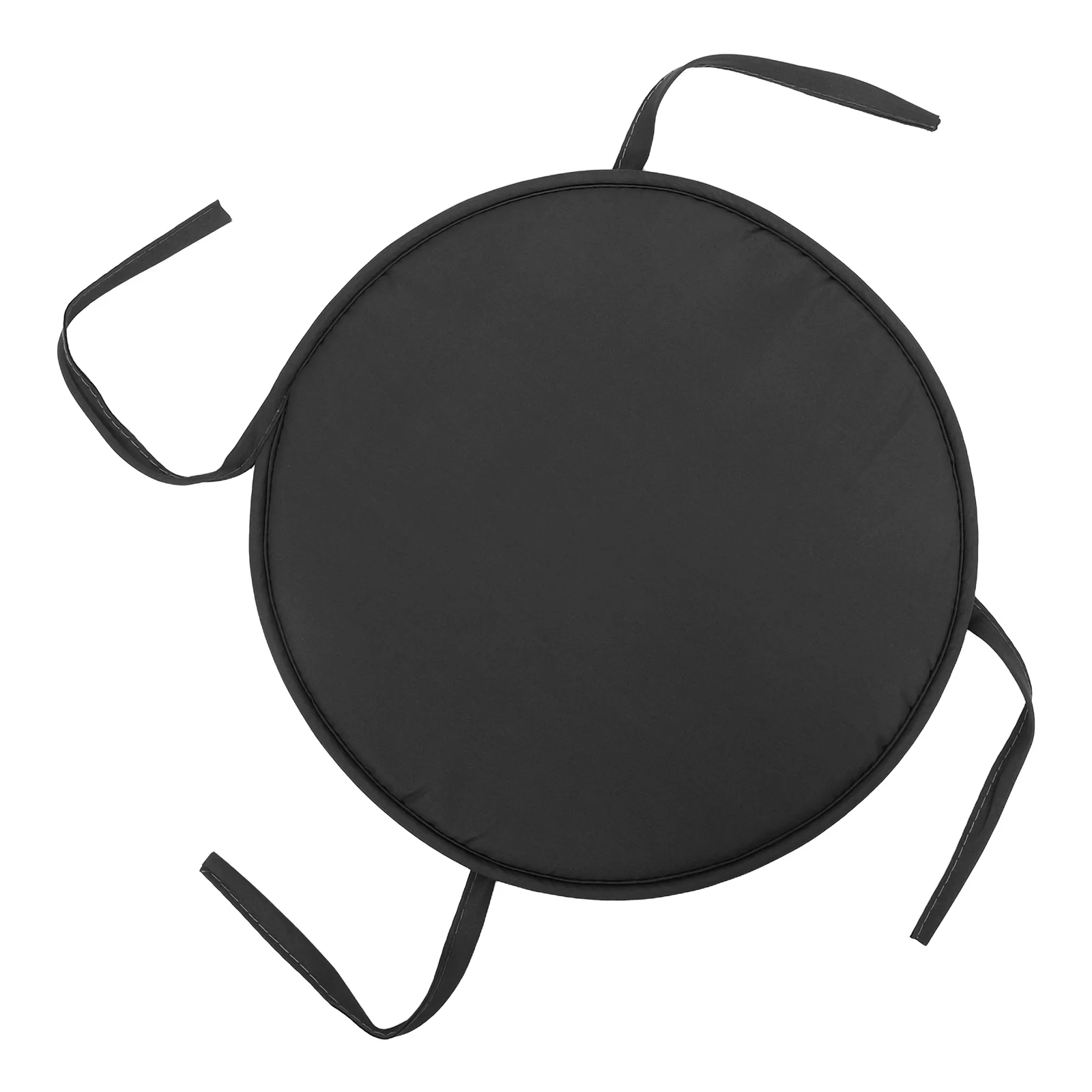

1Pcs Round Seat Cushion Dark Grey 38cm Thickened Sponge Cushion for Dining Chairs Home Office Seat Cushions for Home