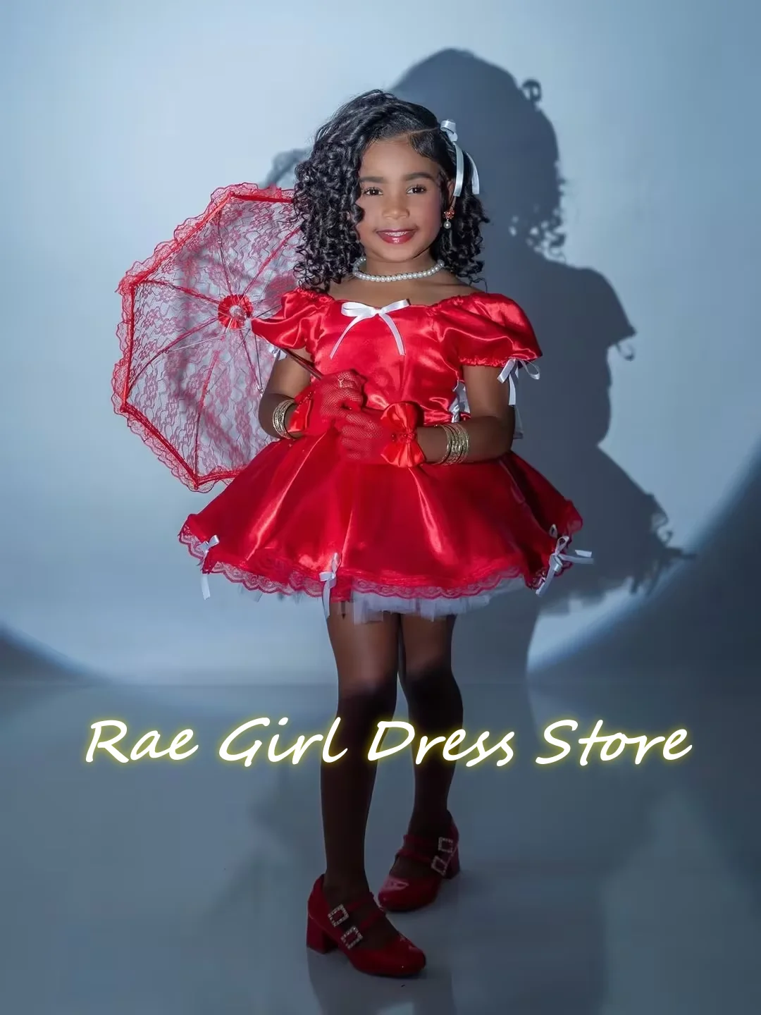 Shiny Mini Satin Girl Flowers Dress O Neck Short Sleeves A Line Ball Gowns Kid Birthday Dress Celebrity Customized