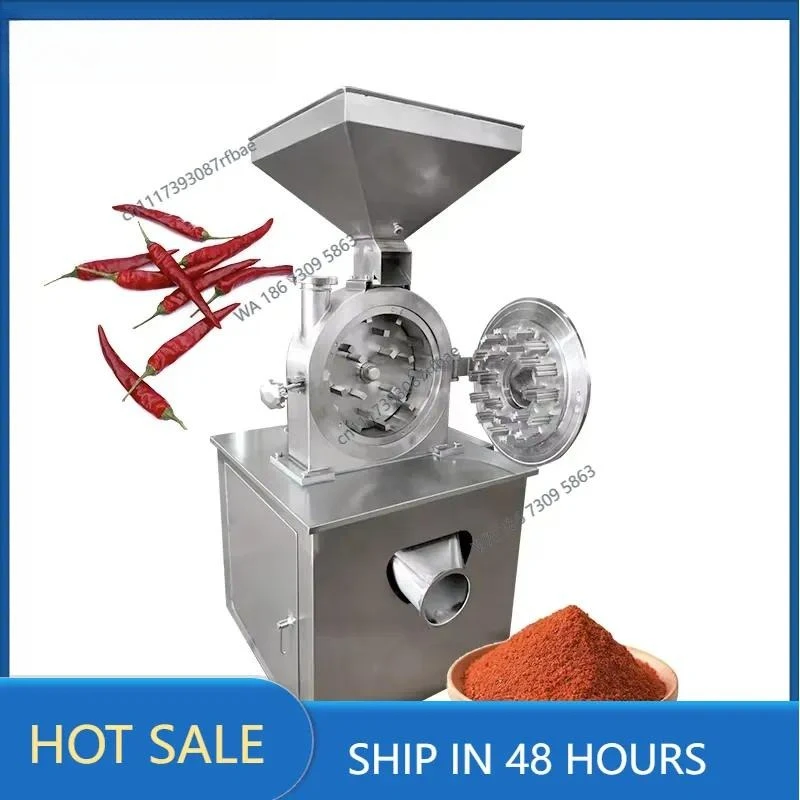 Mushroom Wood Grinder Pulverizer New Condition Machine for Charcoal Food Processing Core Components Include