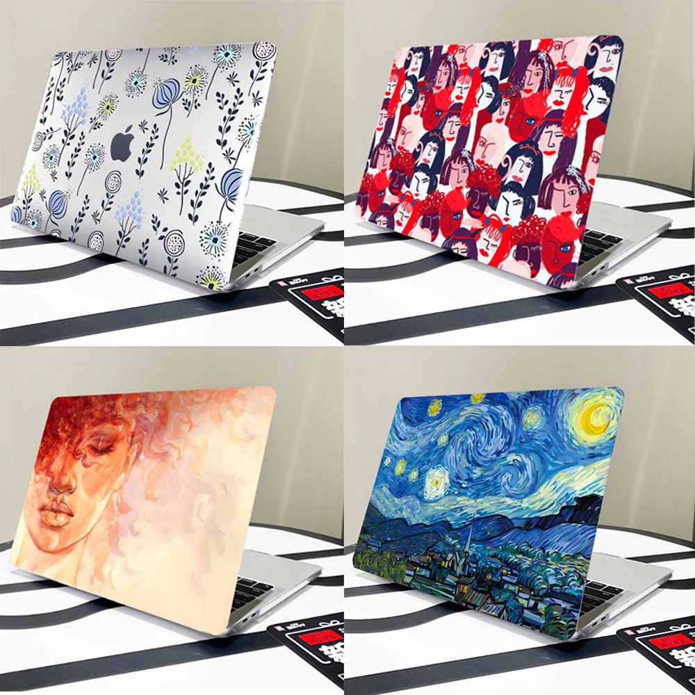 Laptop tasche für MacBook M1 M2 Air 13 15 14,2 Pro 16,2 incha2681a2179a2337a2338a2442a2289 Touch Bar/ID Graffiti Skin Cover