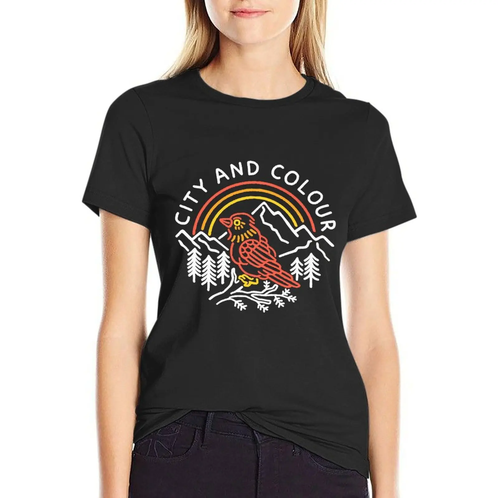 city and colour heritage circle graphic vintage styled graphic for the awesome band T-Shirt