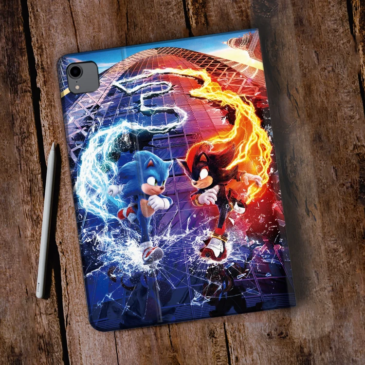 Supersonic-S-Sonic-Game-S-Shadow Case For iPad 10.2 7th 8th Air 6 Mini 2 3 5 Case Luxury Silicone For iPad Air 4 iPad Pro11 Case