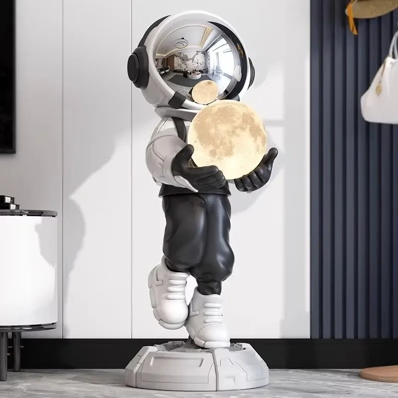 Customized Bluetooth Space Walk Landing Astronaut Home Living Room Bedroom Moon Remote Control Light Hotel Ktv Decoration