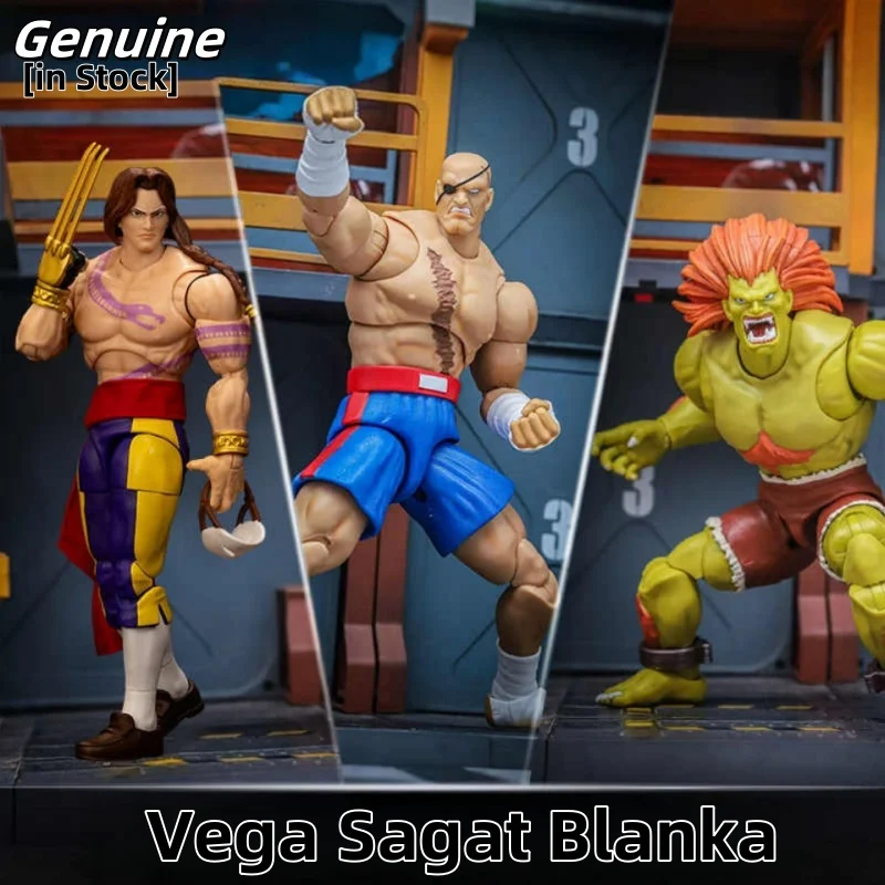 

[В наличии] Подлинная уличная истребитель, аниме-игрушка Vega Sagat Blanka, 6-дюймовая мобильная фигурка, модель, игровая коллекция, игрушки для мальчиков, подарки на день рождения
