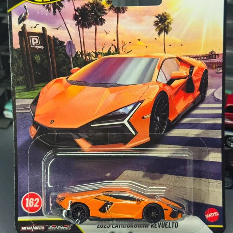 Original Hot Wheels Diecast Car Model Premium GJT68 Boulevard Bmw M3 Gt2 Lamborghini Revuelto Datsun 240z Toy Car Model Gifts