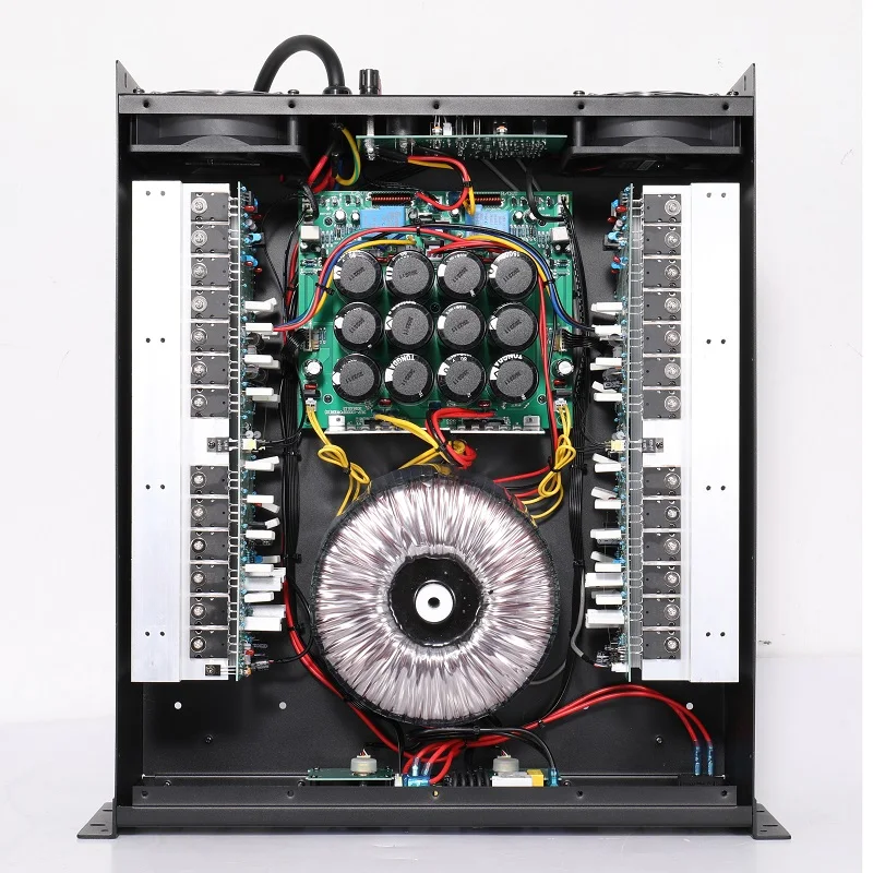 Hot Sell CA20 Power Amplifier 3U 2*1200W High Poweul Class H Stereo Subwoofer 2 Channel Professional Power Amplifier