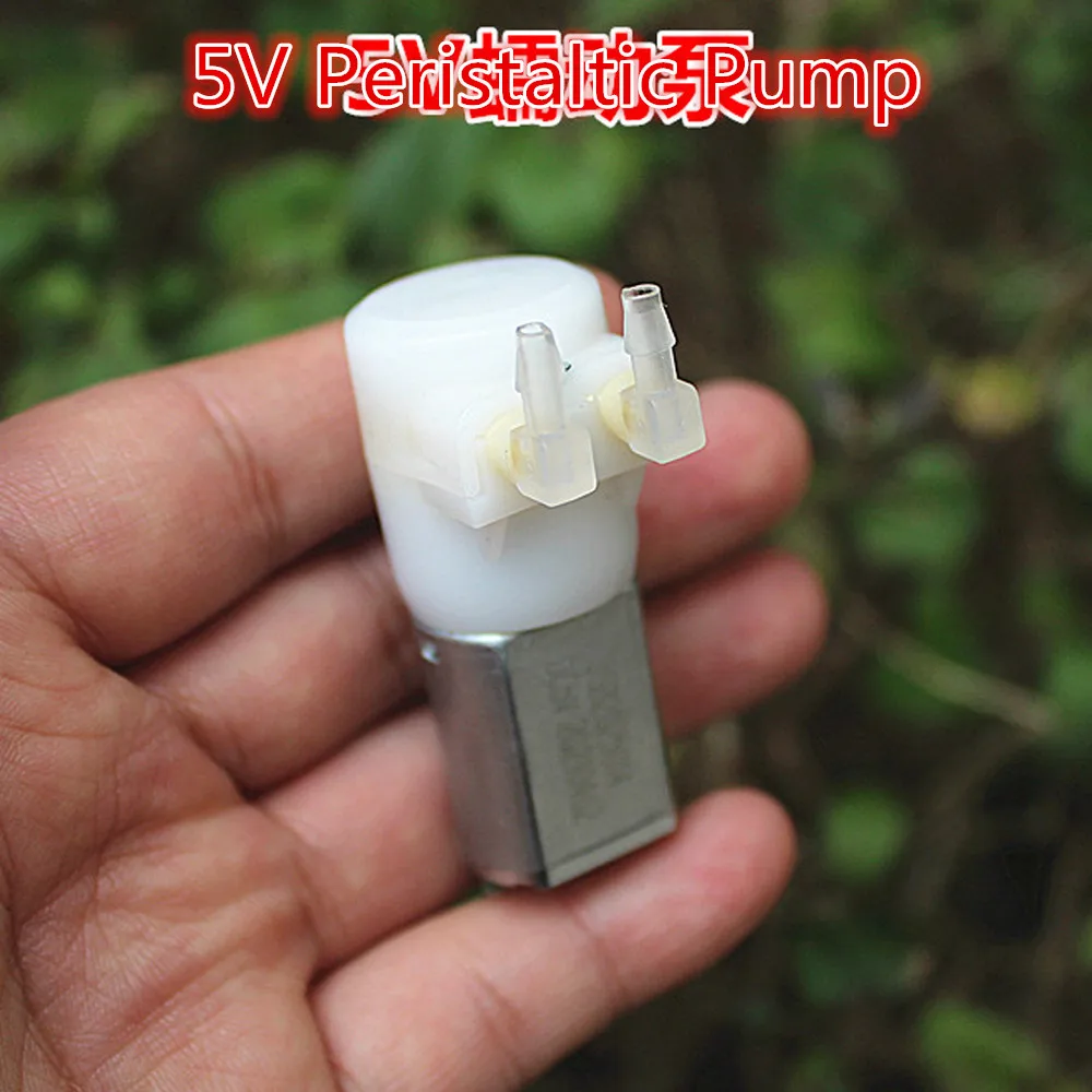 

DC3.7V Micro 130 Peristaltic Water Pump 48ml/min Flow Pump 0.2A Small Silent Water Pump Flow Stabilization Self-priming Pump