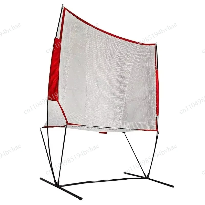 Portable tennis rebound training net with frame and return system for solo practice
