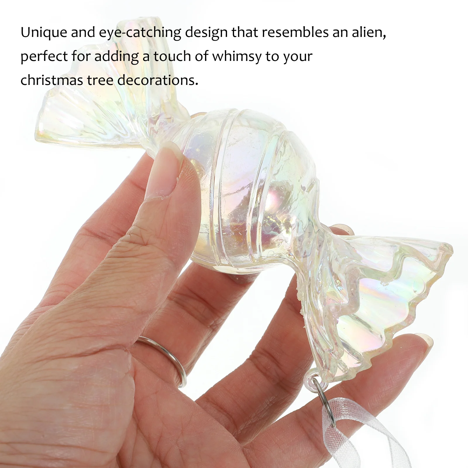 

4Pcs Christmas Tree Hanging Decorations Unique Xmas Ornaments Pendant DIY Holiday Party Decor Xmas Tree Hanging Ornaments