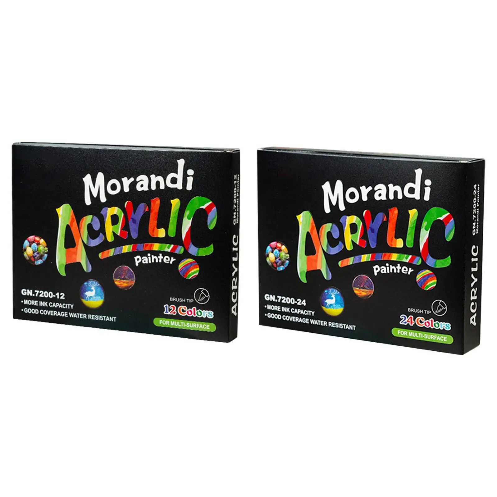 Conjunto De Marcadores De Tinta Acrílica, Canetas De Arte, Canetas De Desenho, Bulk para Scrapbooking