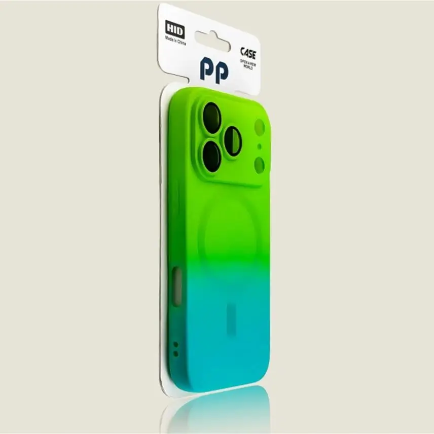 Luxury For Magsafe Gradient Silicone Multicolour Shockproof Case for iPhone 15 16 17 14 13 12 Pro Max Wireless Charging Cover