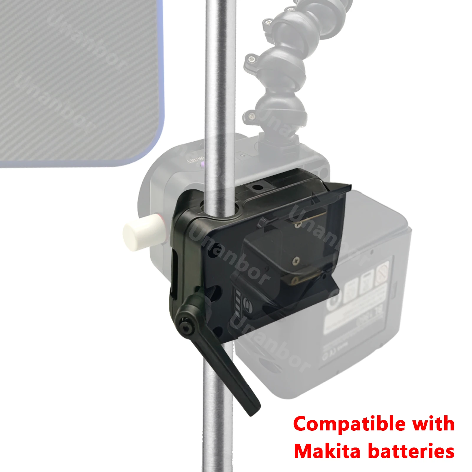 Compact PDR Light Fixing Bracket, Tube Connector, Vertical Stand Connection Tools, Car Dent Repair Lamp Accessories