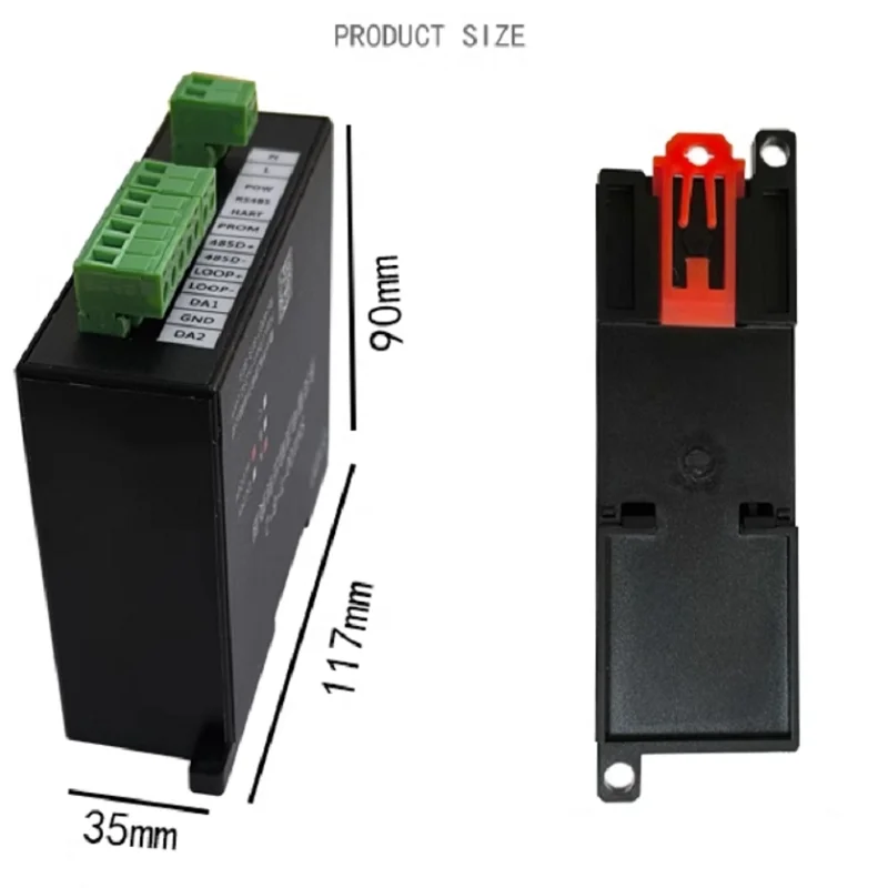 محول هارت إلى 485 إلى 4-20 مللي أمبير محول بروتوكول modbus للإخراج الحالي المتعدد SM100-T-B-2