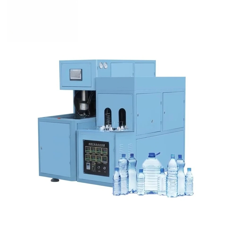 New Semi-Automatic 2 Cavity PET Bottle Extrusion Stretch Blow Molding Machine With Motor For Manufacturing Plant Use