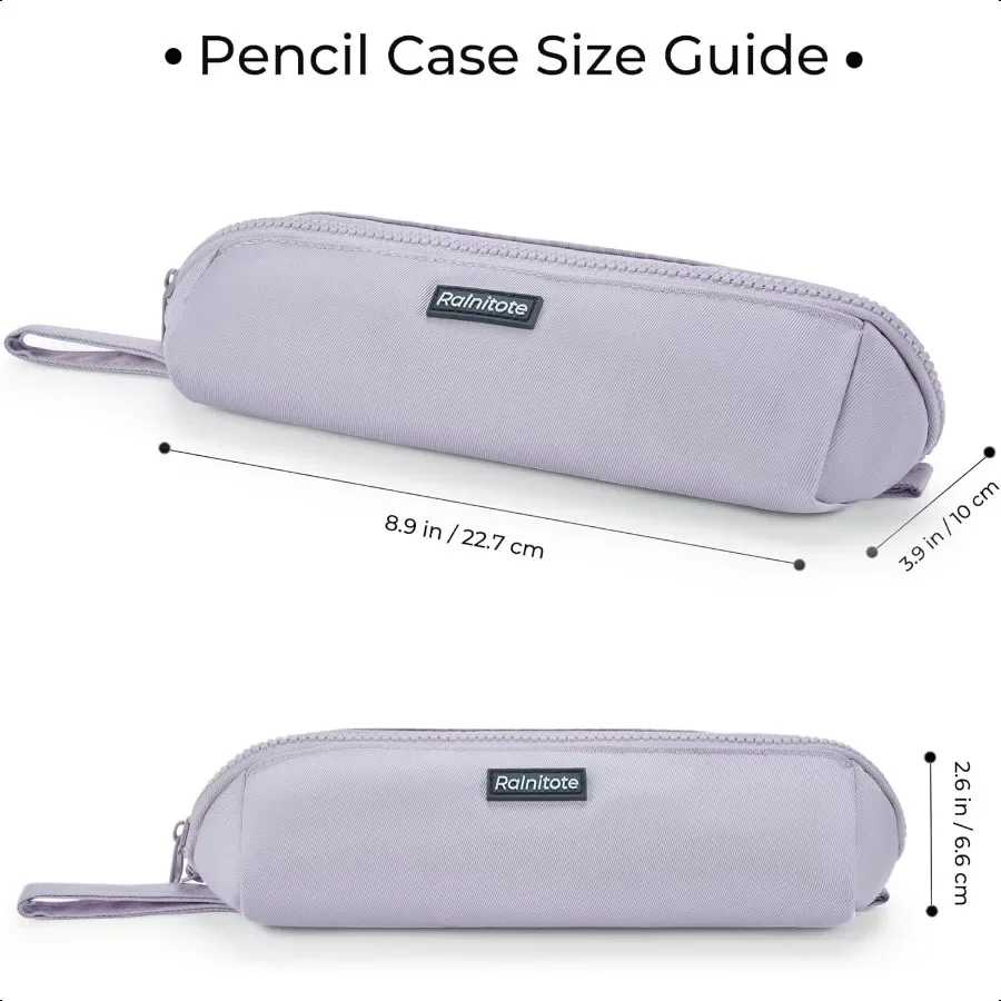 حقيبة أقلام رصاص صغيرة بتصميم مفتوح 180 مقلمة رفيعة للفتيات والفتيان حقيبة أقلام جمالية لطيفة لمكياج المكتب المدرسي أو