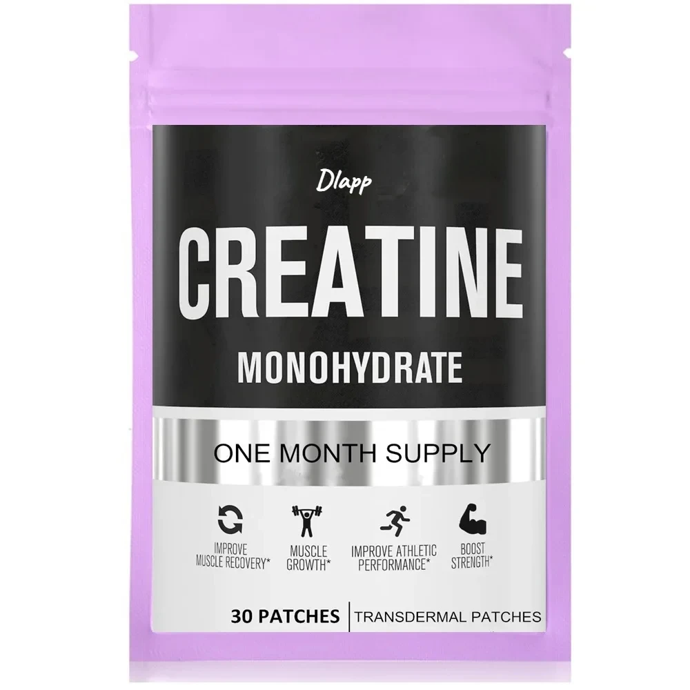Creion-Patchs transdermiques monohydratés pour la croissance musculaire, augmentation de la force, sortie d'énergie améliorée, 30 patchs