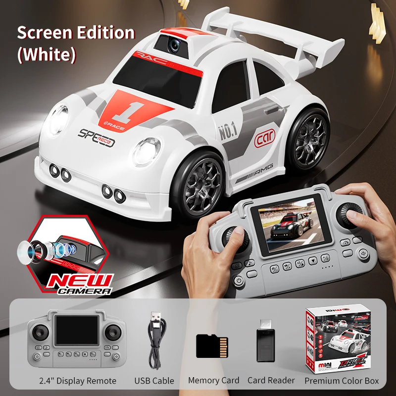 2026 Nieuwe C6 RC Drift Auto met Dubbele Lichtmodus, Geluid, Camera, Schermbediening, Slimme Inductie, Volgfunctie, Kinderspeelgoed, Cadeau