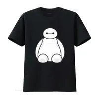 Classic Baymax Sitting Graphic Collaboration Backpack Large Capacity Cute Foldable Clothes Backpacks vintage vintage Washed