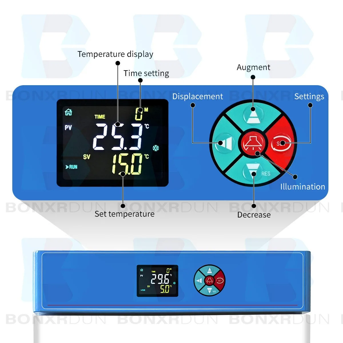 50L Laboratory Incubator Stainless Steel Intelligent Biochemical Incubator
