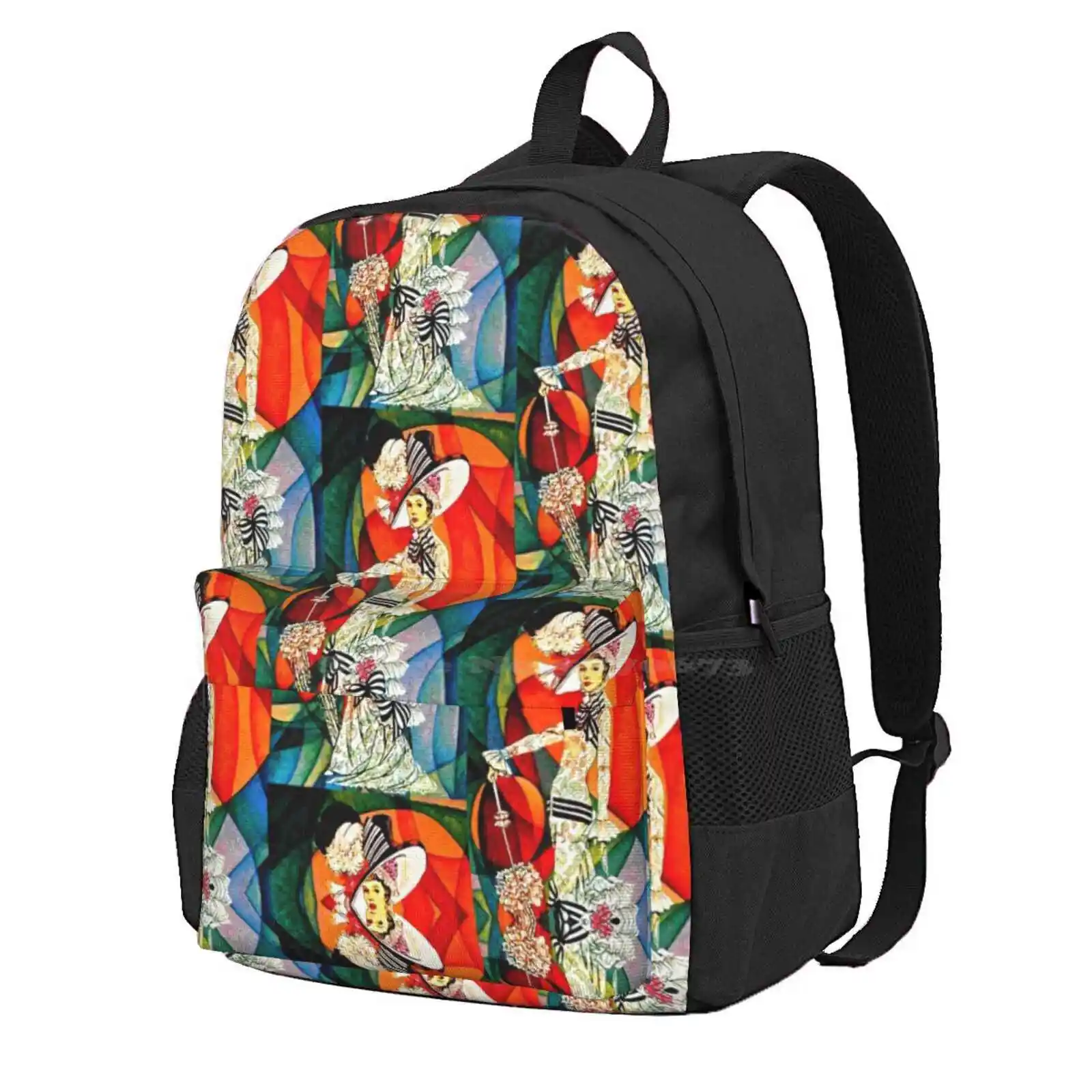 My Fair Lady Hot Sale Schoolbag Backpack Fashion Bags My Fair Lady Classics Afternoon Audrey Hepburn Famous Actress Famous