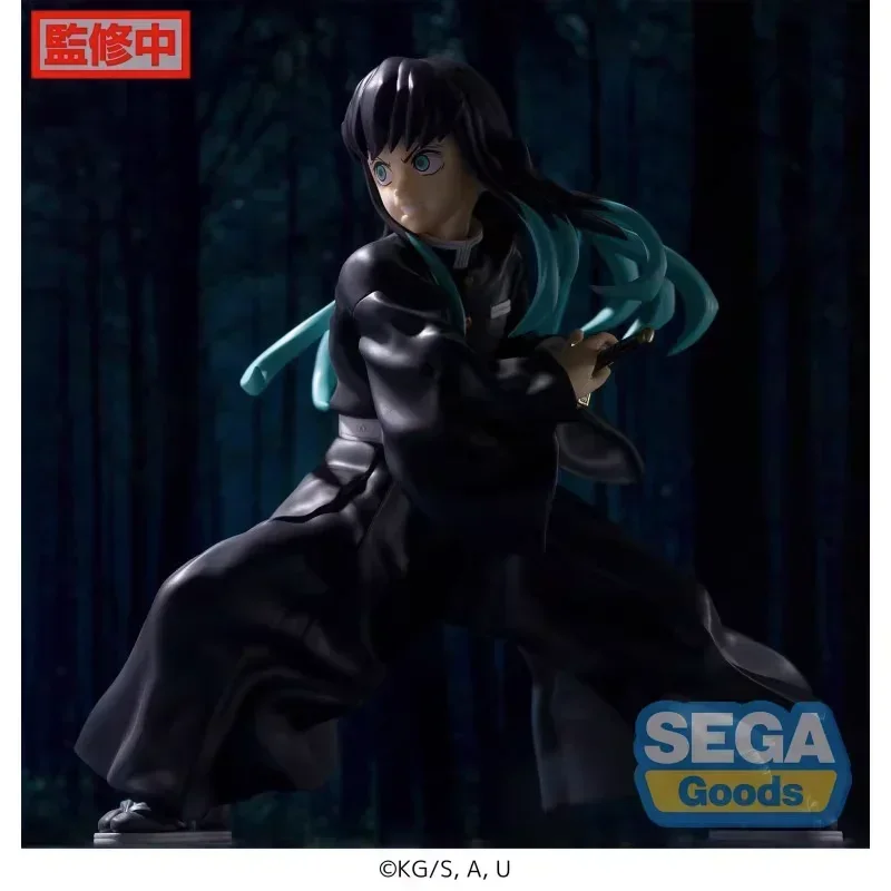 In Stock SEGA Demon Slayer FIGURIZM Tokitou Muichirou Desktop Cute Doll Anime Action Figure Toy Gift Model Collection