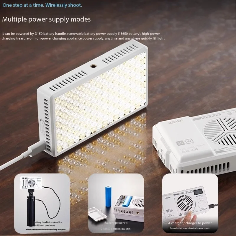 

ZSYB 50 Вт светодиодные фонари двухцветный ручной карманный светильник для видеосъемки фотолампа заполняющий свет освещение для фотосъемки