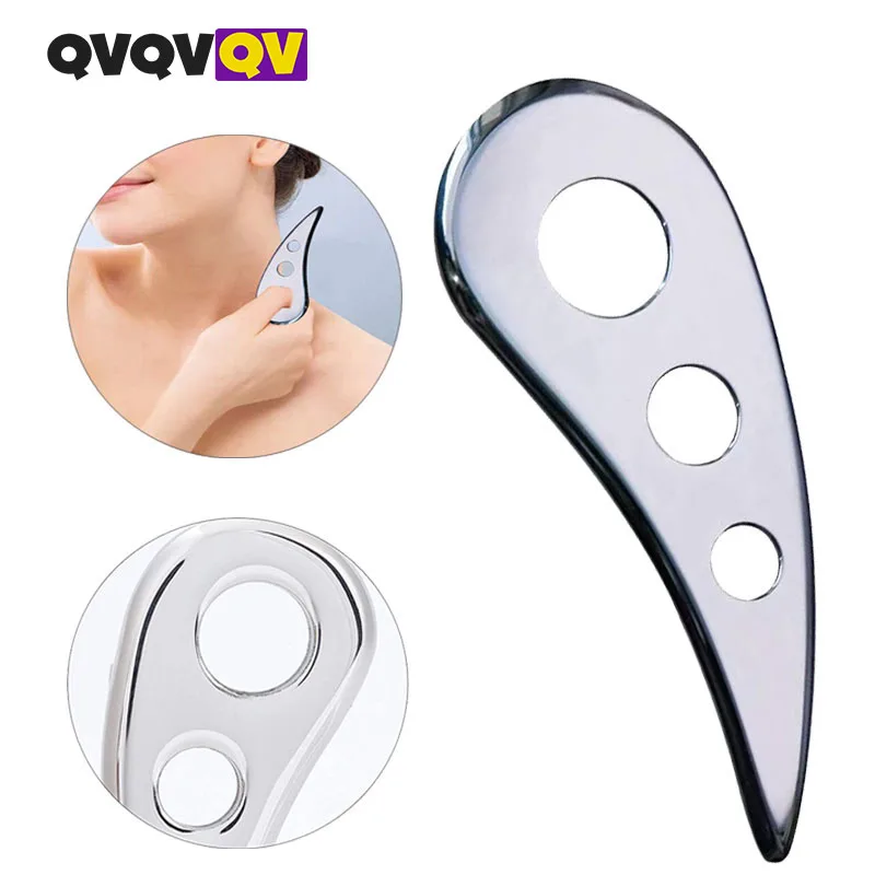 Stainless Steel Gua Sha Scraping Massage Tool - STICKON IASTM Tools Great Soft Tissue Mobilization Tool