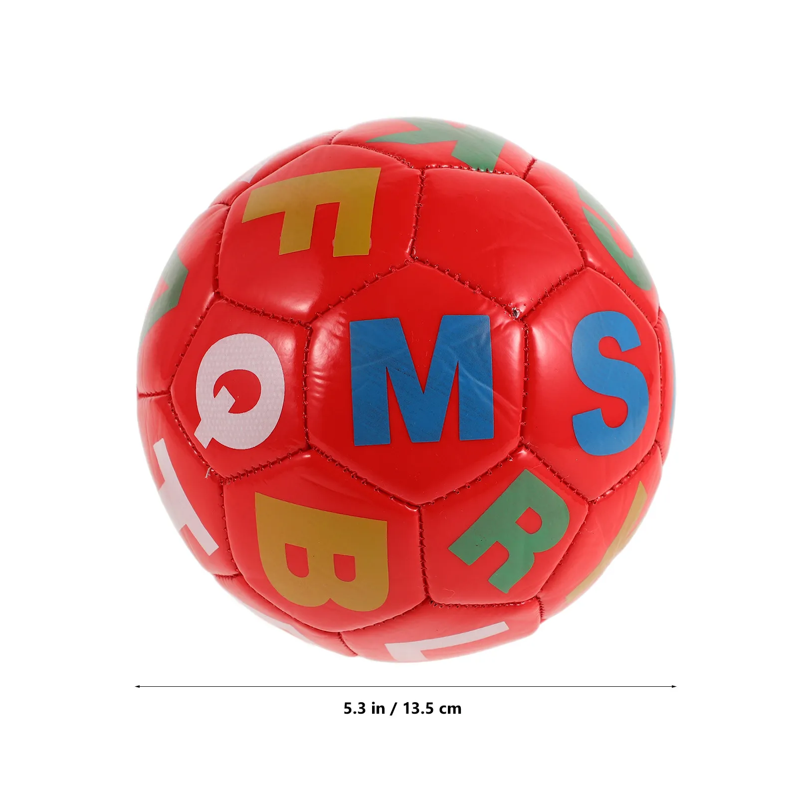 Toddler Soccer Ball Inflatable Small Soft Alphabet Pattern Early Education Baby Football Kids Indoor Outdoor Learning Ball