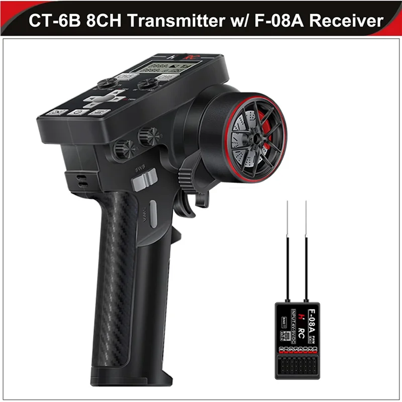 A29F-2X CT-6B 8CH الارسال التحكم عن بعد 2.4Ghz RC الارسال مع F-08A 8 قناة PWM استقبال الدوران