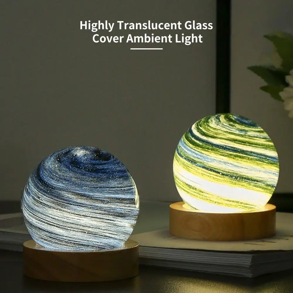 Practical Ambient Light ABS Night Light Planet Design Create Atmosphere Unique Glowing Planetary LED Night Light