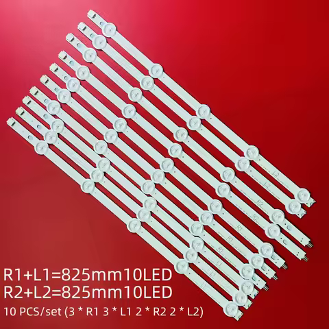 10 Lamp 820mm LED Backlight Strip Kit For LG 42LN549C 42LN549E 42LN549C-ZA 42inch TV Array LED Strips Backlight Bars Light Bands